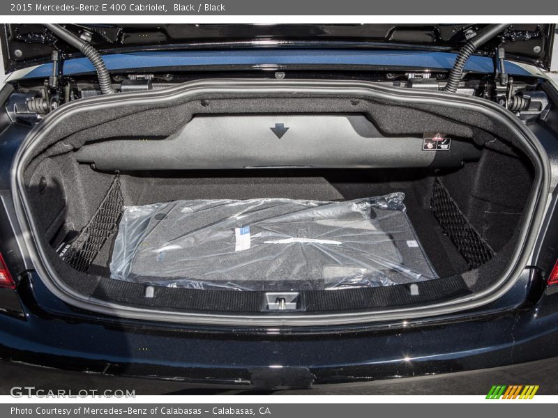  2015 E 400 Cabriolet Trunk