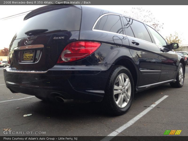 Capri Blue Metallic / Black 2008 Mercedes-Benz R 350 4Matic