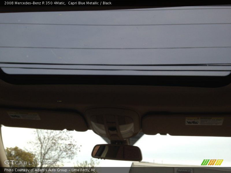Capri Blue Metallic / Black 2008 Mercedes-Benz R 350 4Matic