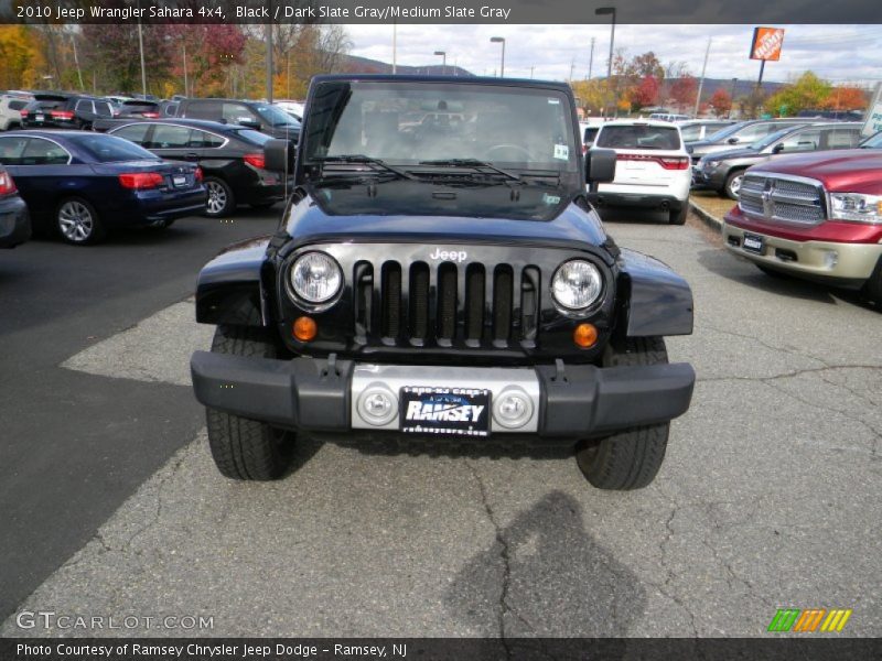 Black / Dark Slate Gray/Medium Slate Gray 2010 Jeep Wrangler Sahara 4x4