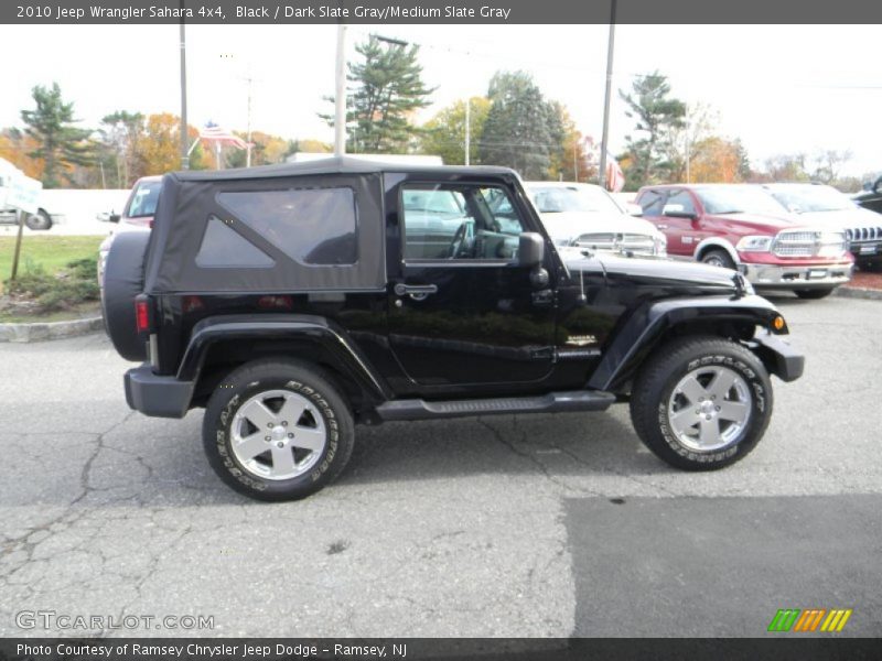 Black / Dark Slate Gray/Medium Slate Gray 2010 Jeep Wrangler Sahara 4x4