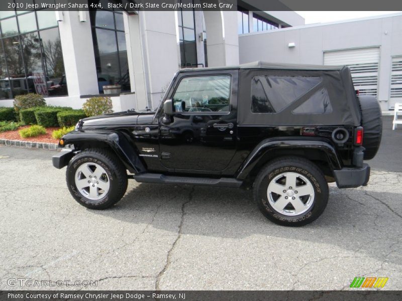 Black / Dark Slate Gray/Medium Slate Gray 2010 Jeep Wrangler Sahara 4x4