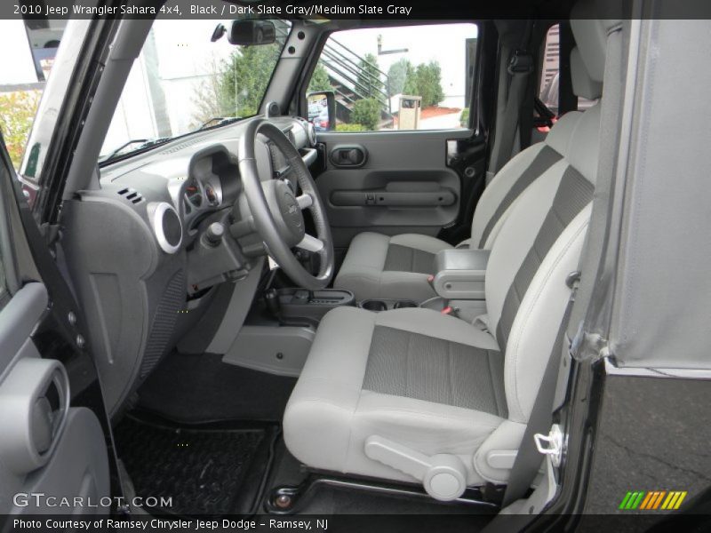 Black / Dark Slate Gray/Medium Slate Gray 2010 Jeep Wrangler Sahara 4x4