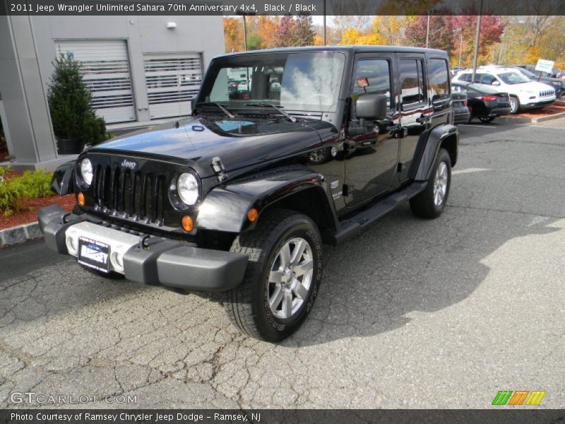 Black / Black 2011 Jeep Wrangler Unlimited Sahara 70th Anniversary 4x4