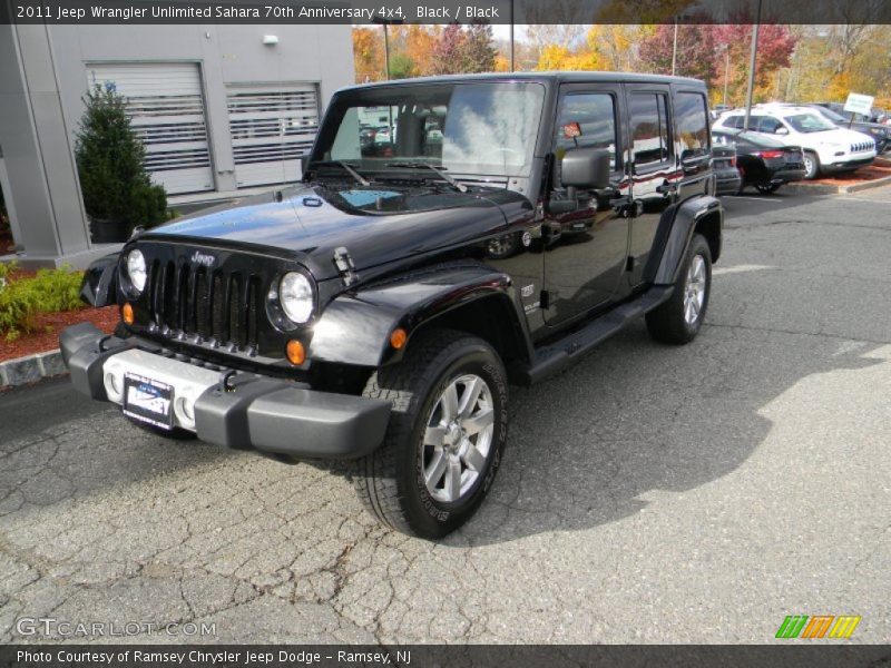 Black / Black 2011 Jeep Wrangler Unlimited Sahara 70th Anniversary 4x4