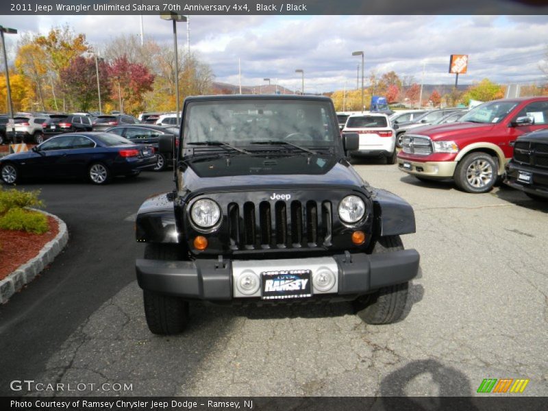 Black / Black 2011 Jeep Wrangler Unlimited Sahara 70th Anniversary 4x4