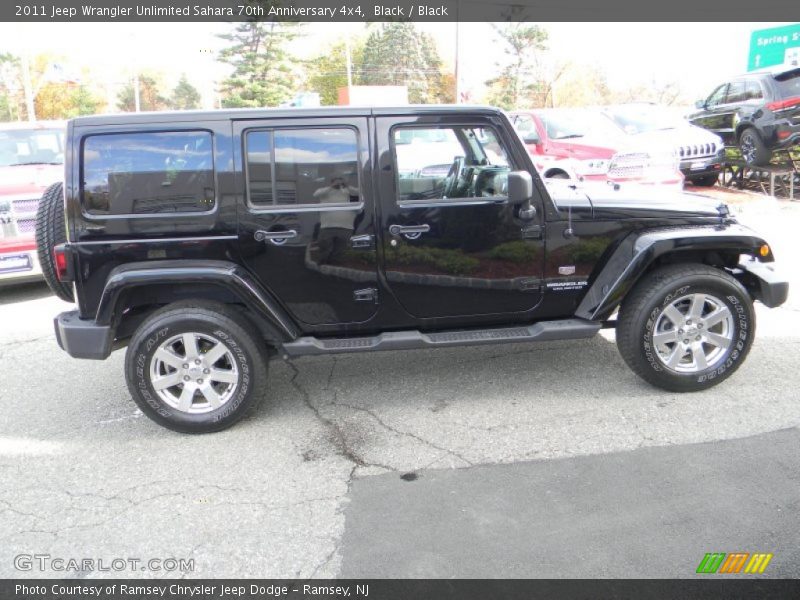 Black / Black 2011 Jeep Wrangler Unlimited Sahara 70th Anniversary 4x4