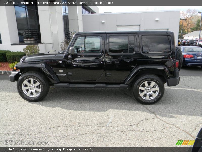 Black / Black 2011 Jeep Wrangler Unlimited Sahara 70th Anniversary 4x4