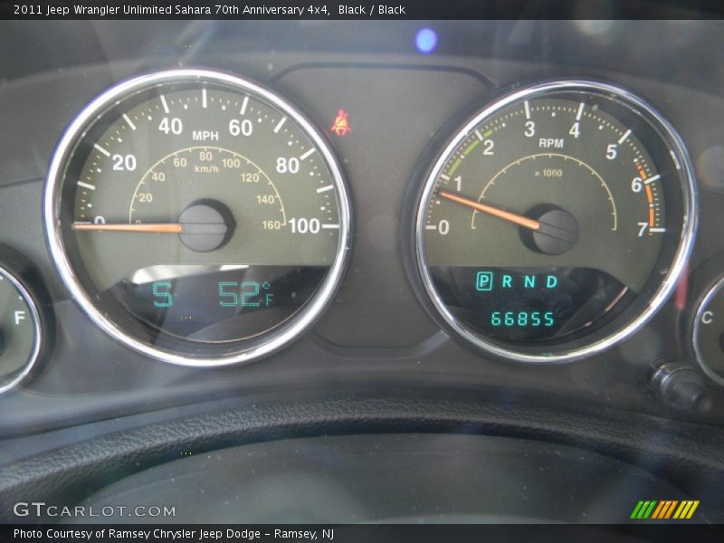 Black / Black 2011 Jeep Wrangler Unlimited Sahara 70th Anniversary 4x4