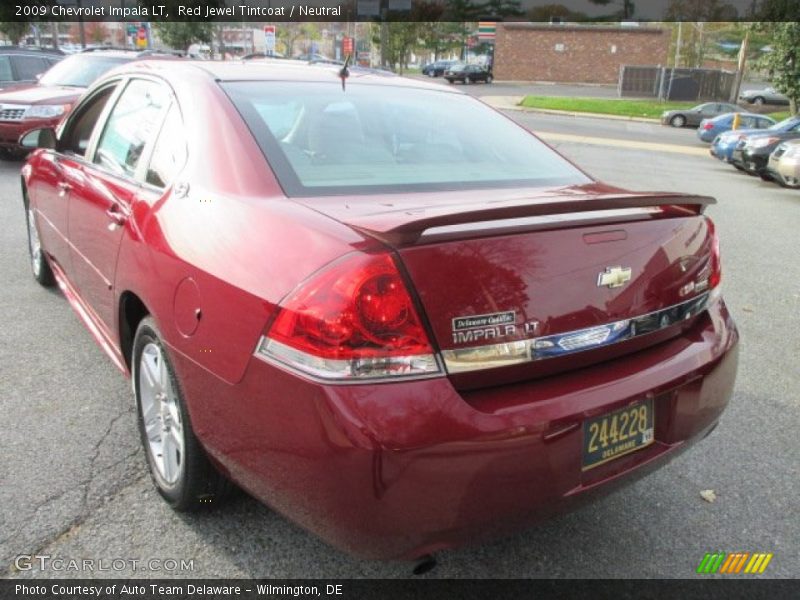 Red Jewel Tintcoat / Neutral 2009 Chevrolet Impala LT