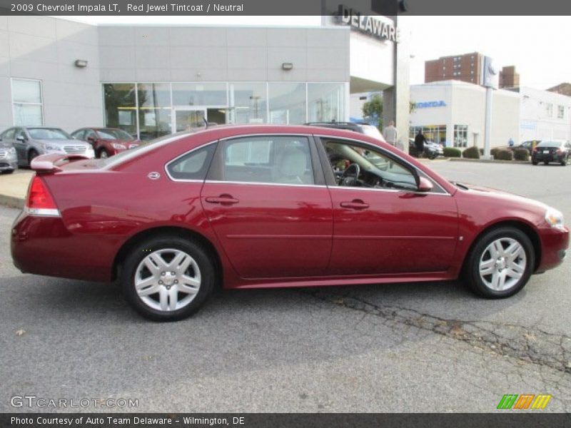 Red Jewel Tintcoat / Neutral 2009 Chevrolet Impala LT