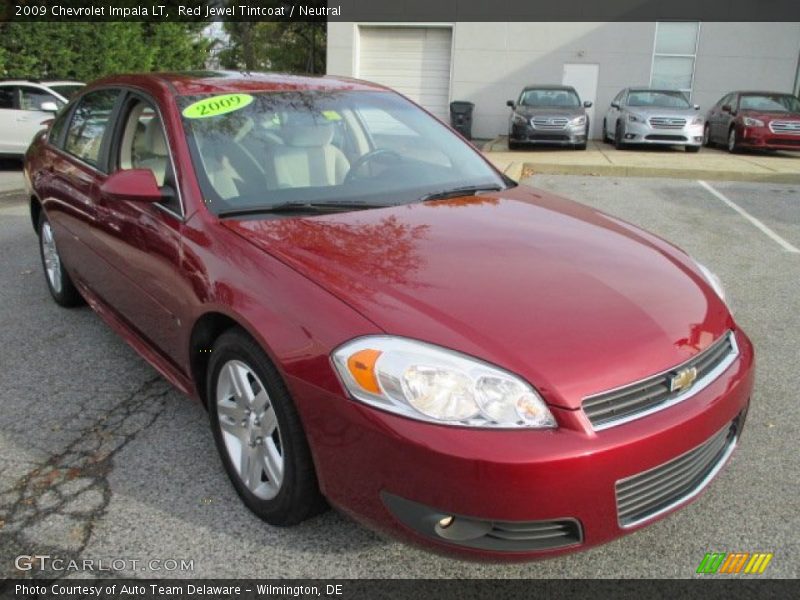 Red Jewel Tintcoat / Neutral 2009 Chevrolet Impala LT