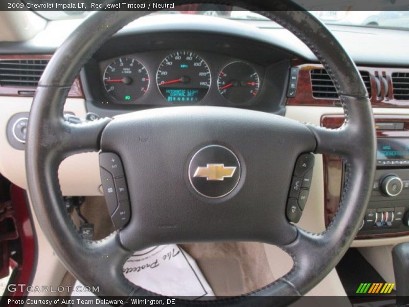 Red Jewel Tintcoat / Neutral 2009 Chevrolet Impala LT