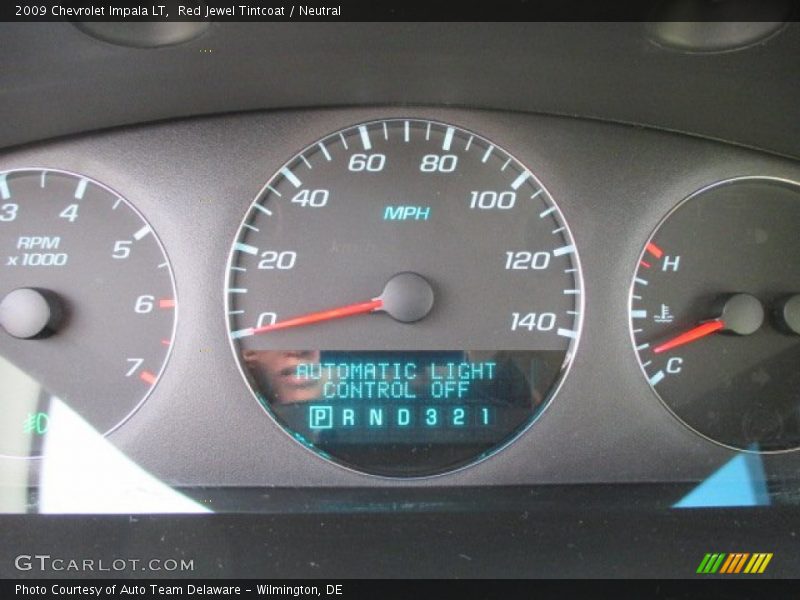 Red Jewel Tintcoat / Neutral 2009 Chevrolet Impala LT