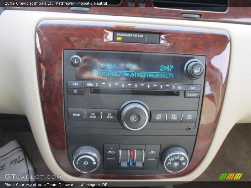 Red Jewel Tintcoat / Neutral 2009 Chevrolet Impala LT