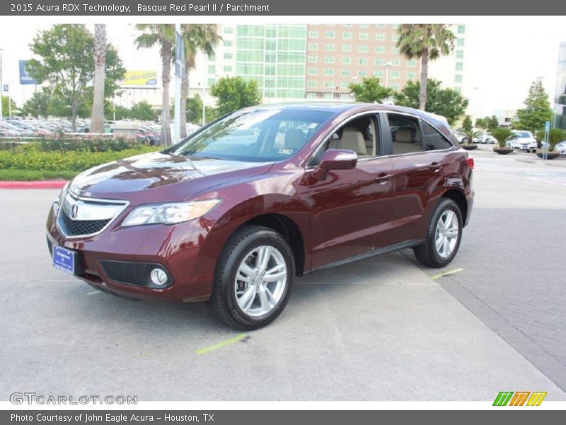 Basque Red Pearl II / Parchment 2015 Acura RDX Technology