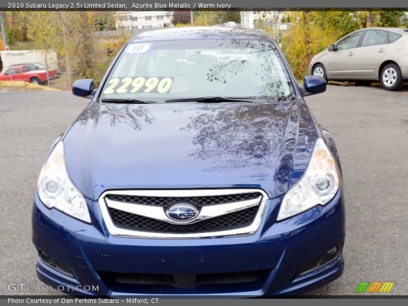 Azurite Blue Metallic / Warm Ivory 2010 Subaru Legacy 2.5i Limited Sedan