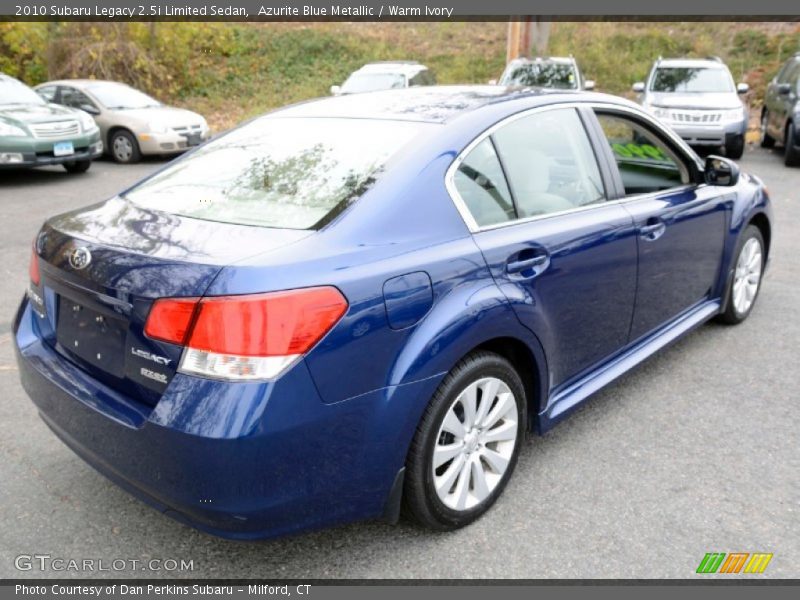 Azurite Blue Metallic / Warm Ivory 2010 Subaru Legacy 2.5i Limited Sedan