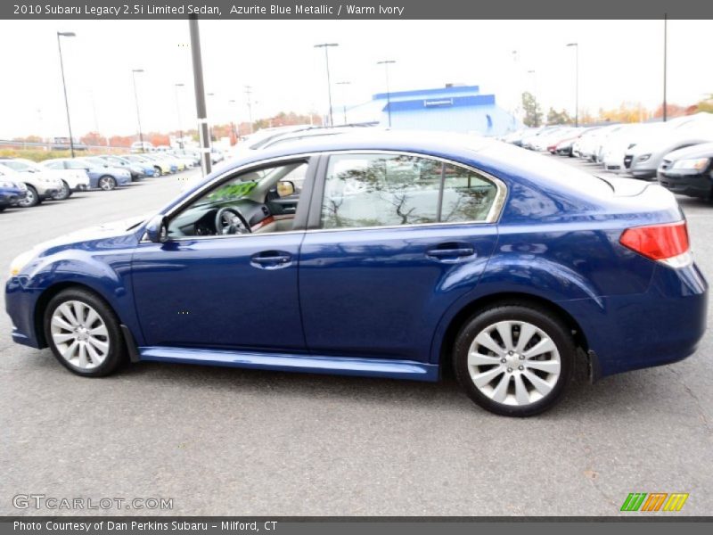 Azurite Blue Metallic / Warm Ivory 2010 Subaru Legacy 2.5i Limited Sedan