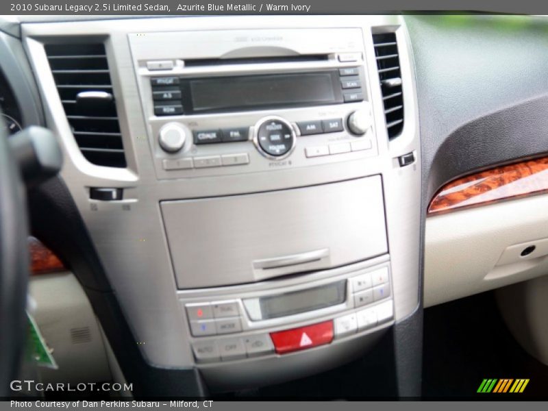 Azurite Blue Metallic / Warm Ivory 2010 Subaru Legacy 2.5i Limited Sedan
