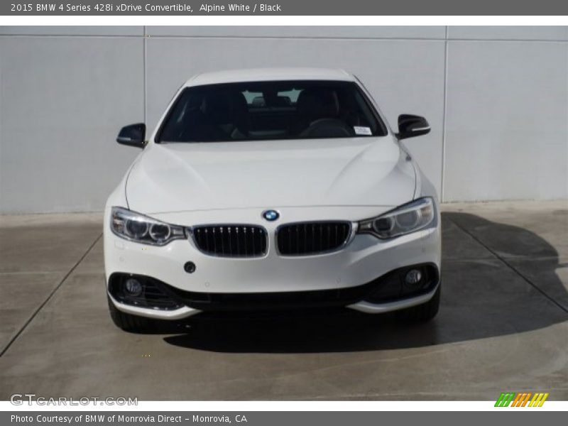 Alpine White / Black 2015 BMW 4 Series 428i xDrive Convertible