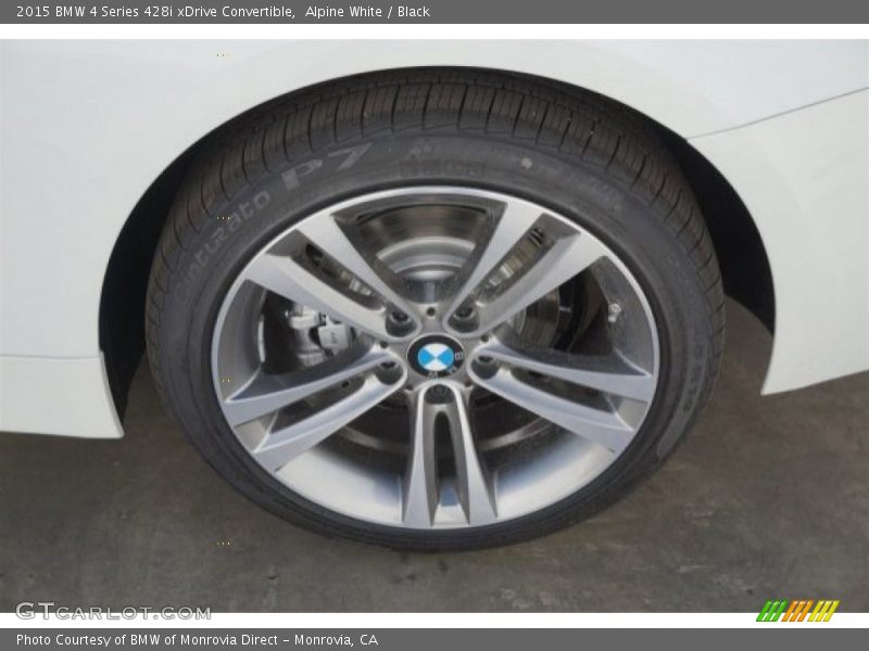 Alpine White / Black 2015 BMW 4 Series 428i xDrive Convertible