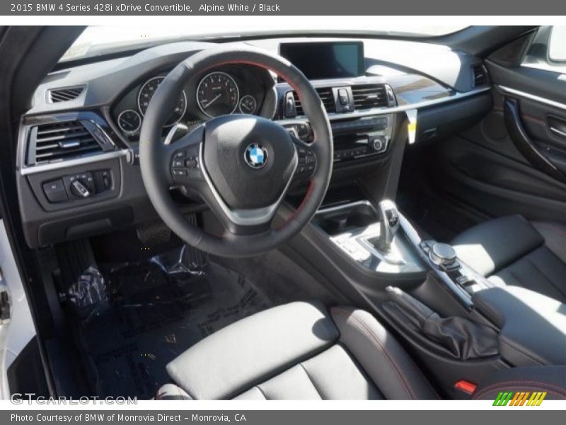 Alpine White / Black 2015 BMW 4 Series 428i xDrive Convertible