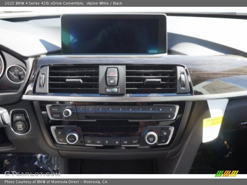 Alpine White / Black 2015 BMW 4 Series 428i xDrive Convertible