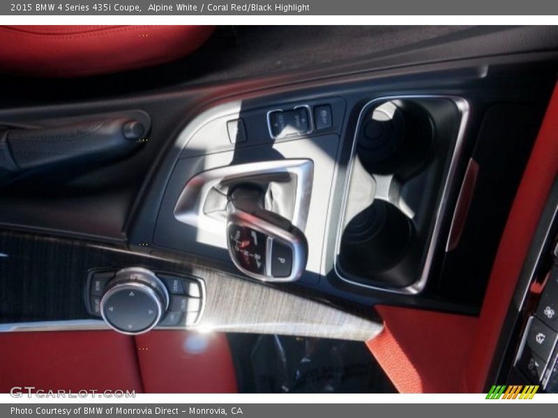 Alpine White / Coral Red/Black Highlight 2015 BMW 4 Series 435i Coupe