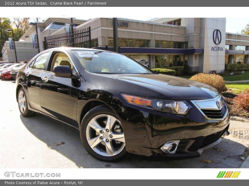 Crystal Black Pearl / Parchment 2012 Acura TSX Sedan