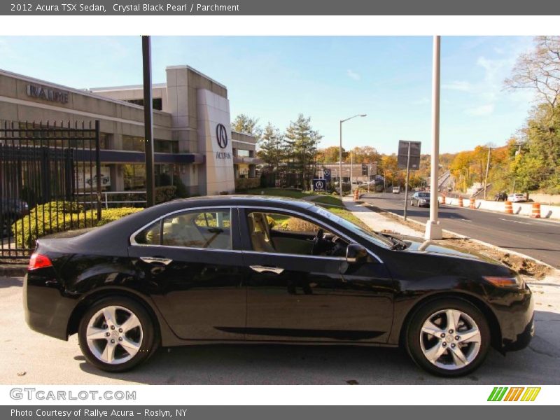 Crystal Black Pearl / Parchment 2012 Acura TSX Sedan