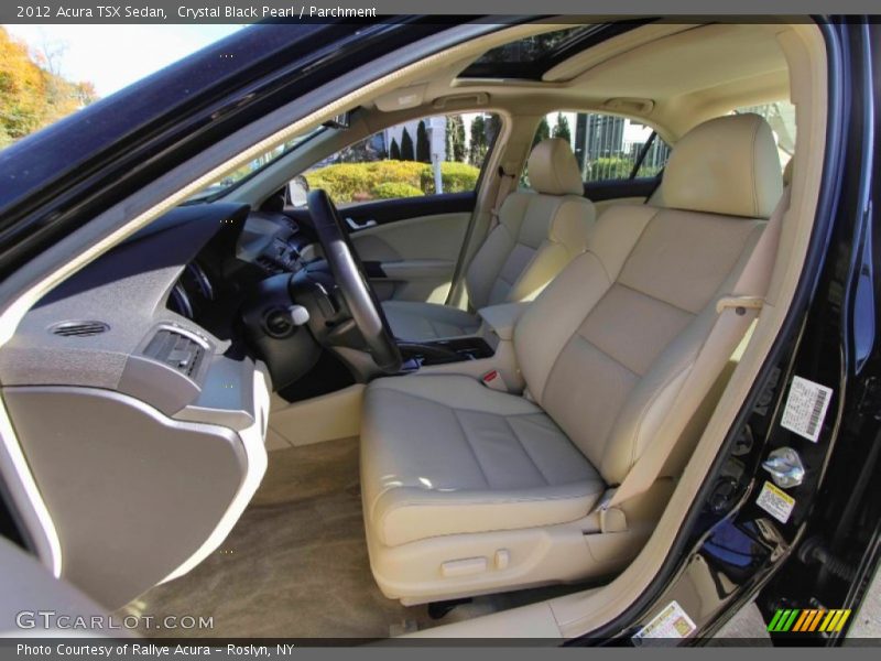 Crystal Black Pearl / Parchment 2012 Acura TSX Sedan