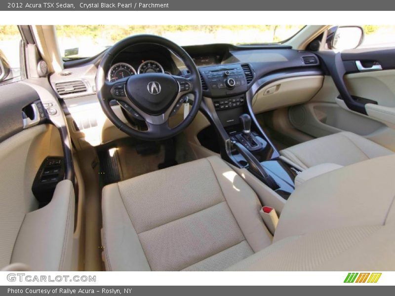 Crystal Black Pearl / Parchment 2012 Acura TSX Sedan