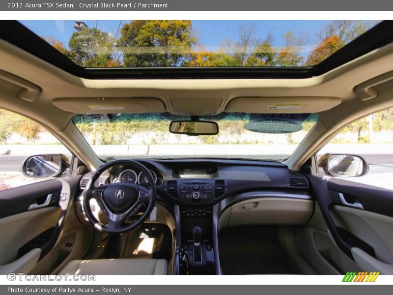 Crystal Black Pearl / Parchment 2012 Acura TSX Sedan