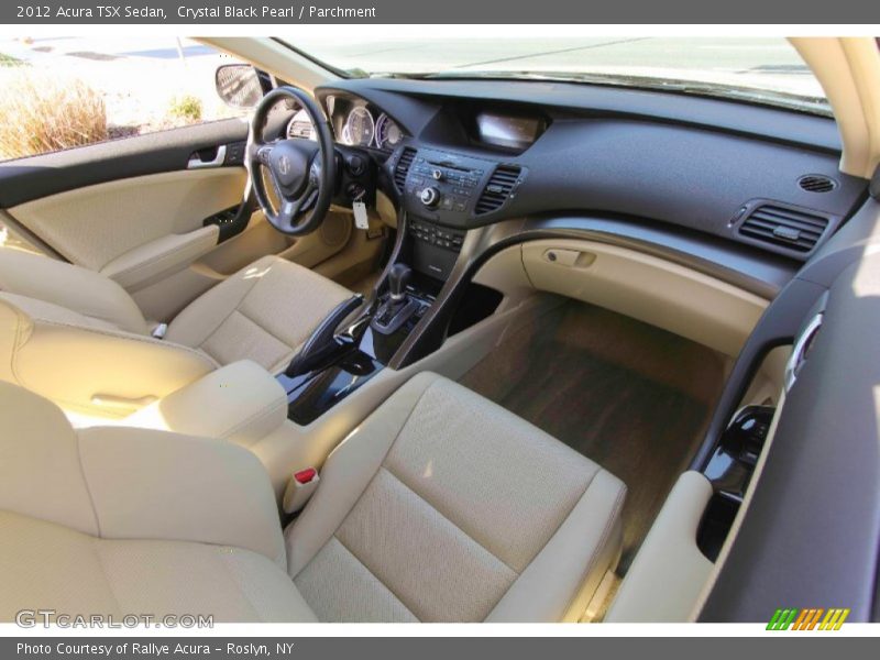 Crystal Black Pearl / Parchment 2012 Acura TSX Sedan