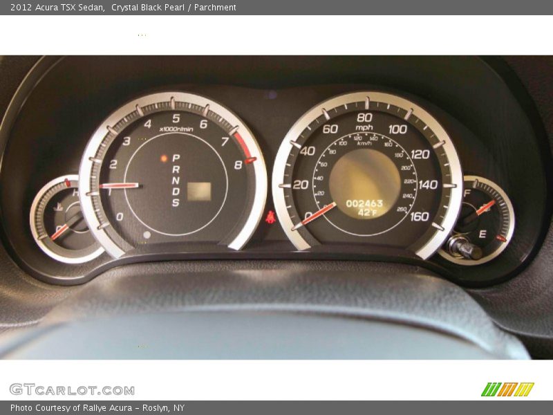 Crystal Black Pearl / Parchment 2012 Acura TSX Sedan