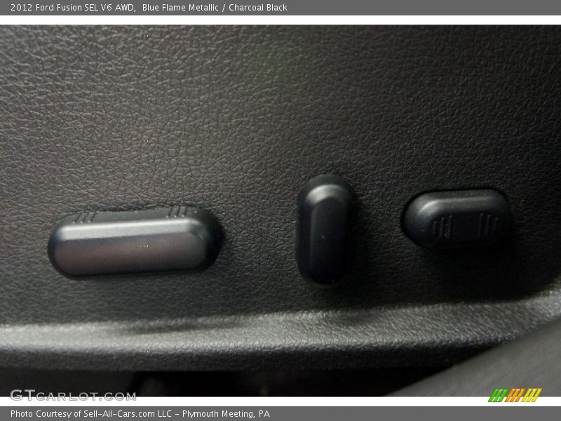 Blue Flame Metallic / Charcoal Black 2012 Ford Fusion SEL V6 AWD