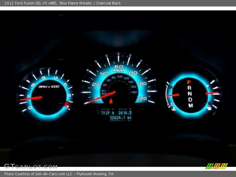  2012 Fusion SEL V6 AWD SEL V6 AWD Gauges