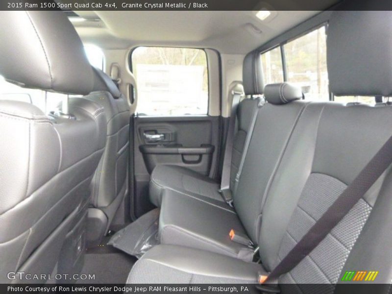 Granite Crystal Metallic / Black 2015 Ram 1500 Sport Quad Cab 4x4