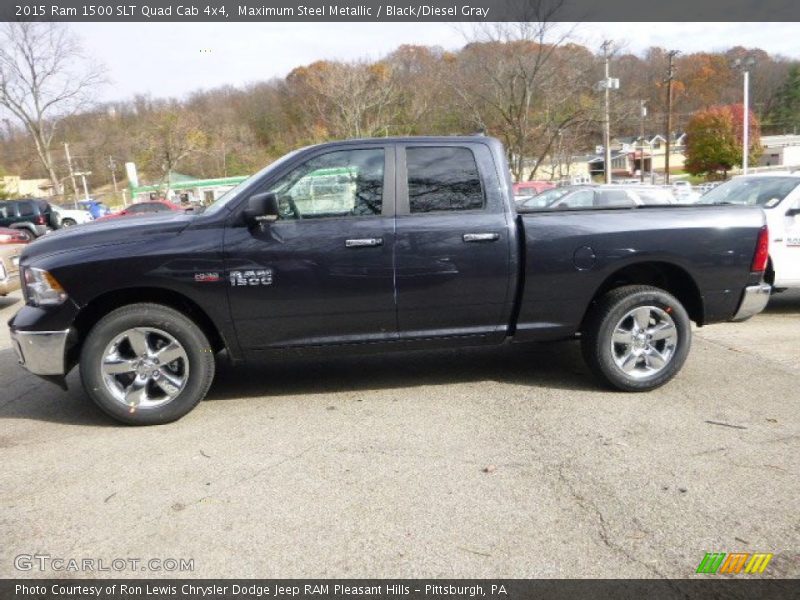  2015 1500 SLT Quad Cab 4x4 Maximum Steel Metallic