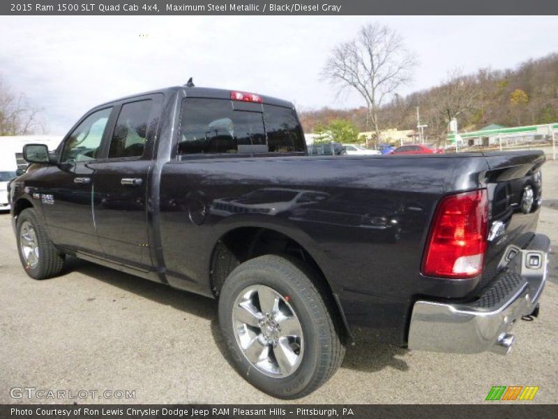 Maximum Steel Metallic / Black/Diesel Gray 2015 Ram 1500 SLT Quad Cab 4x4