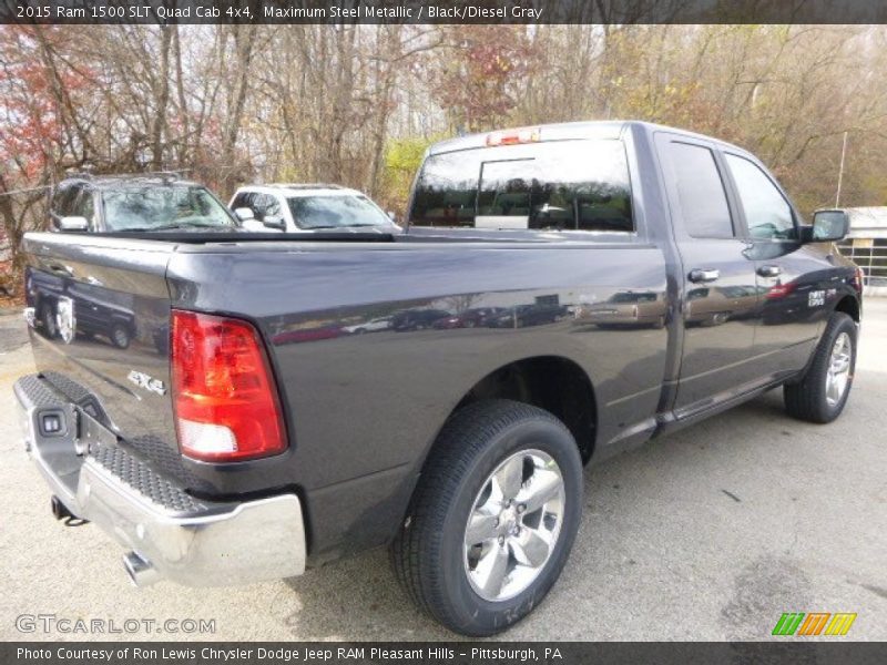 Maximum Steel Metallic / Black/Diesel Gray 2015 Ram 1500 SLT Quad Cab 4x4