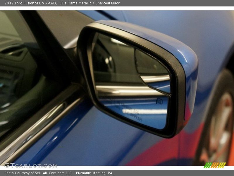 Blue Flame Metallic / Charcoal Black 2012 Ford Fusion SEL V6 AWD