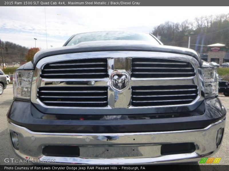 Maximum Steel Metallic / Black/Diesel Gray 2015 Ram 1500 SLT Quad Cab 4x4