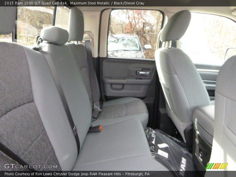 Maximum Steel Metallic / Black/Diesel Gray 2015 Ram 1500 SLT Quad Cab 4x4