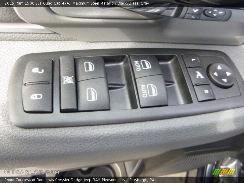 Maximum Steel Metallic / Black/Diesel Gray 2015 Ram 1500 SLT Quad Cab 4x4