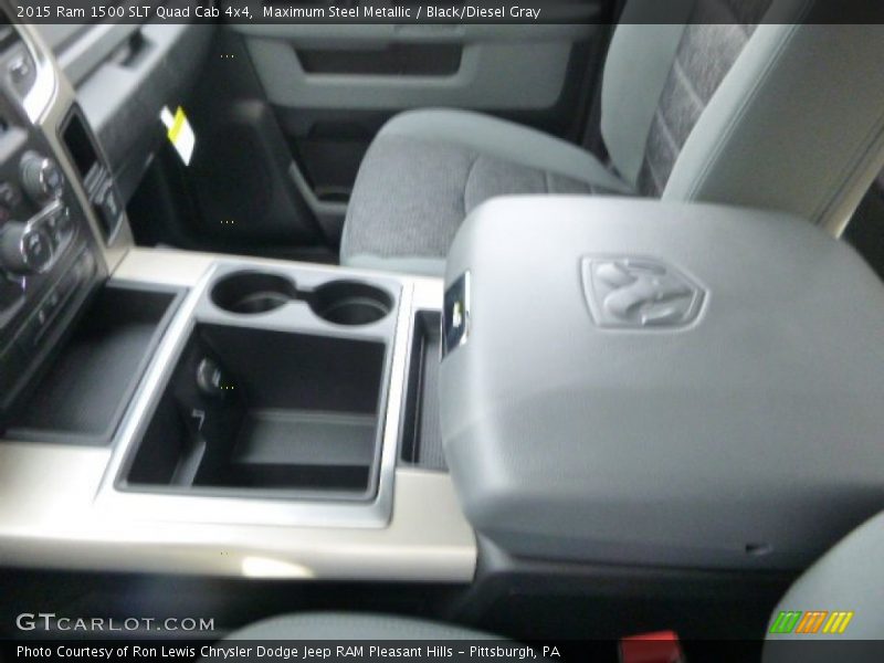Maximum Steel Metallic / Black/Diesel Gray 2015 Ram 1500 SLT Quad Cab 4x4