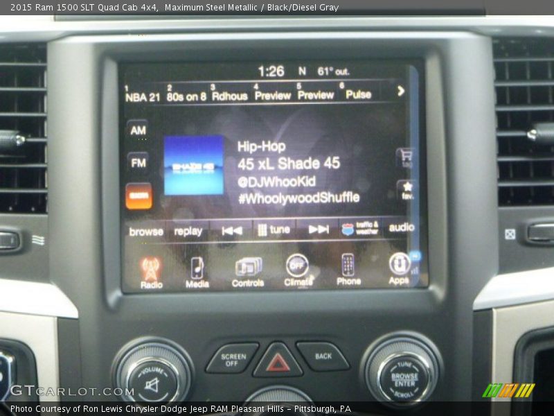 Maximum Steel Metallic / Black/Diesel Gray 2015 Ram 1500 SLT Quad Cab 4x4