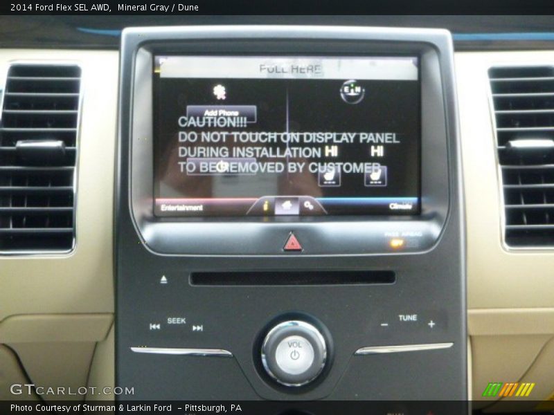 Mineral Gray / Dune 2014 Ford Flex SEL AWD