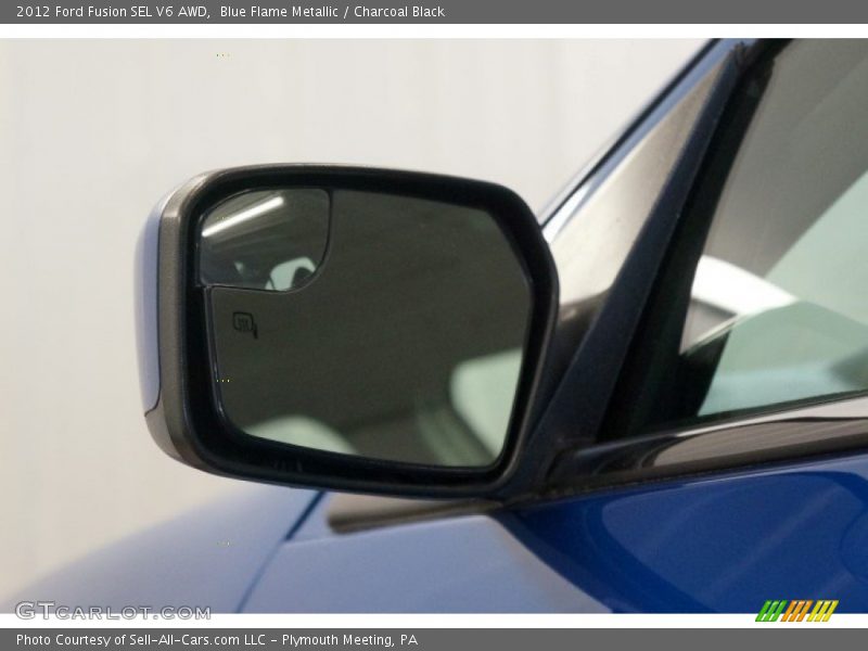 Blue Flame Metallic / Charcoal Black 2012 Ford Fusion SEL V6 AWD